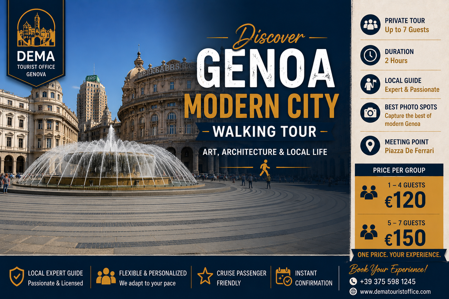 Genoa Modern City Walking Tour | Art, Architecture & Local Life