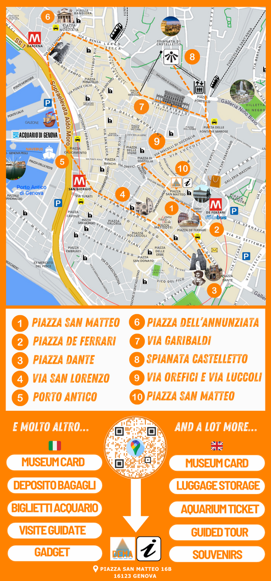 Genoa Historic Center Audioguide – Discover the City Like a Local | 5 Languages