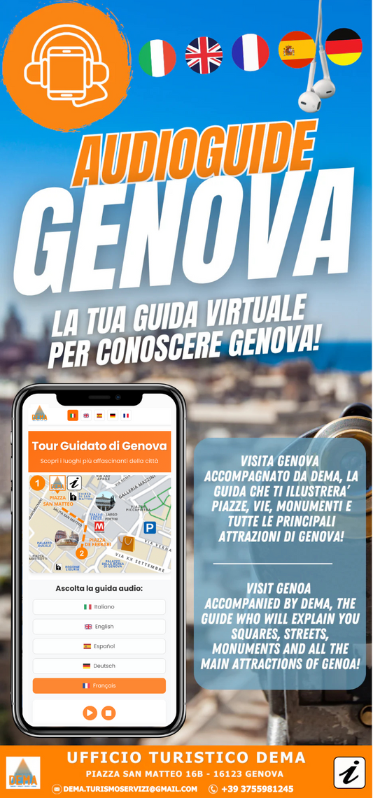 Genoa Historic Center Audioguide – Discover the City Like a Local | 5 Languages