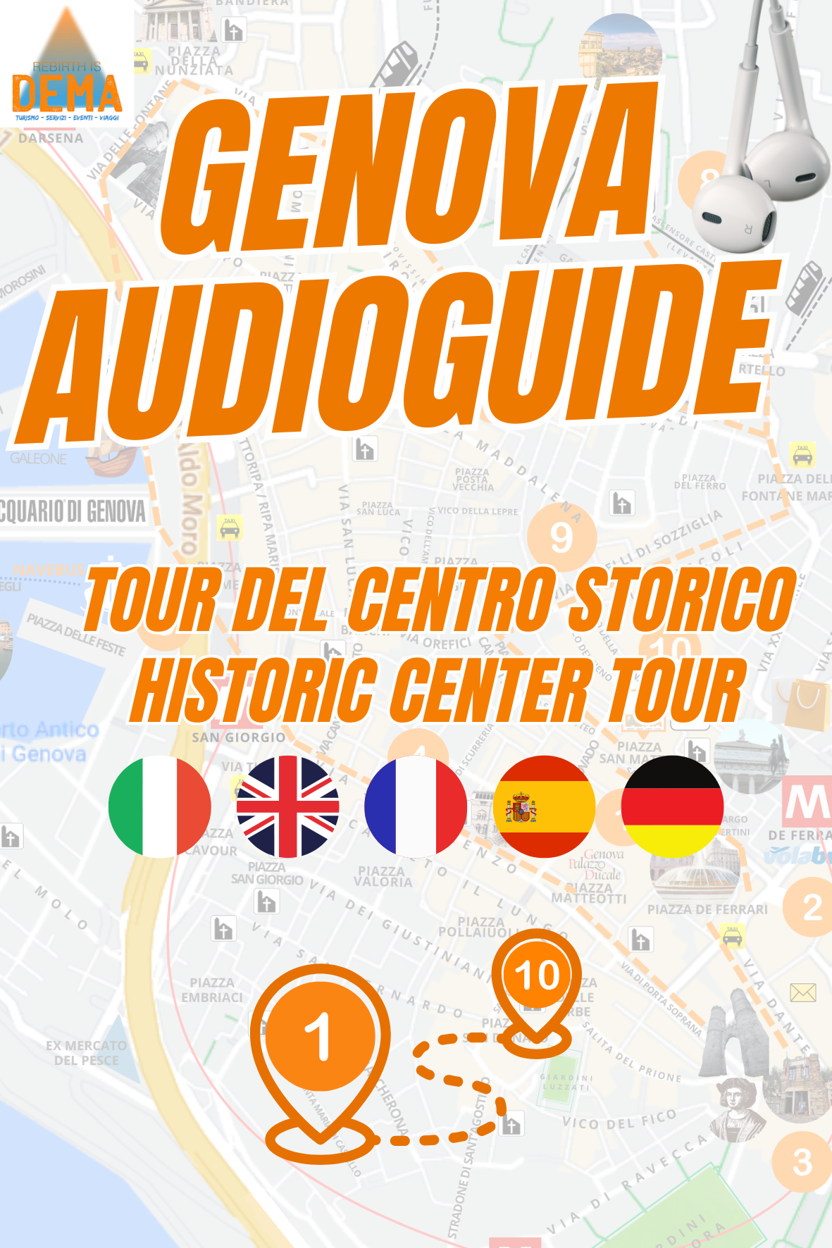 Genova Historic Center Audioguide – Discover the City Like a Local | 5 Languages